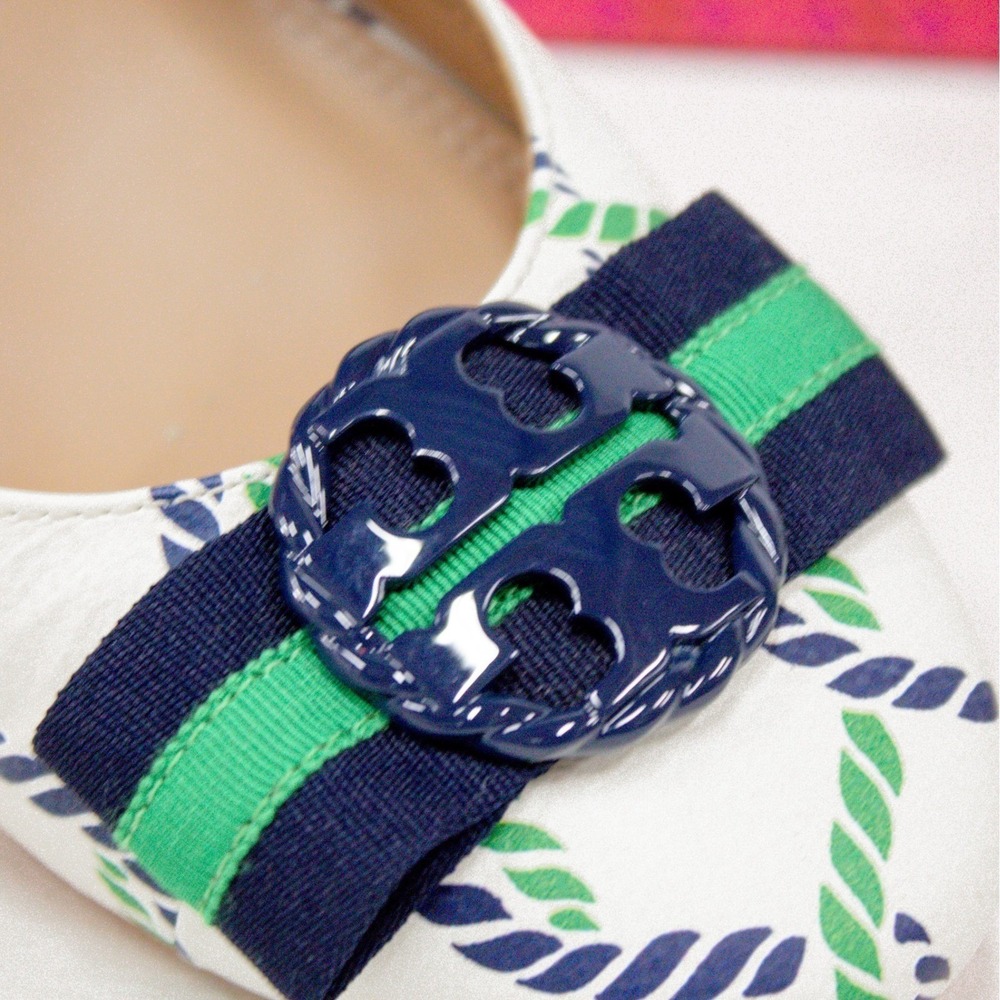 RESERVED for @yahoo86 Tory Burch Maritime Isle Ropes Leather Pumps SIZE 8.5 - Picture 11 of 16